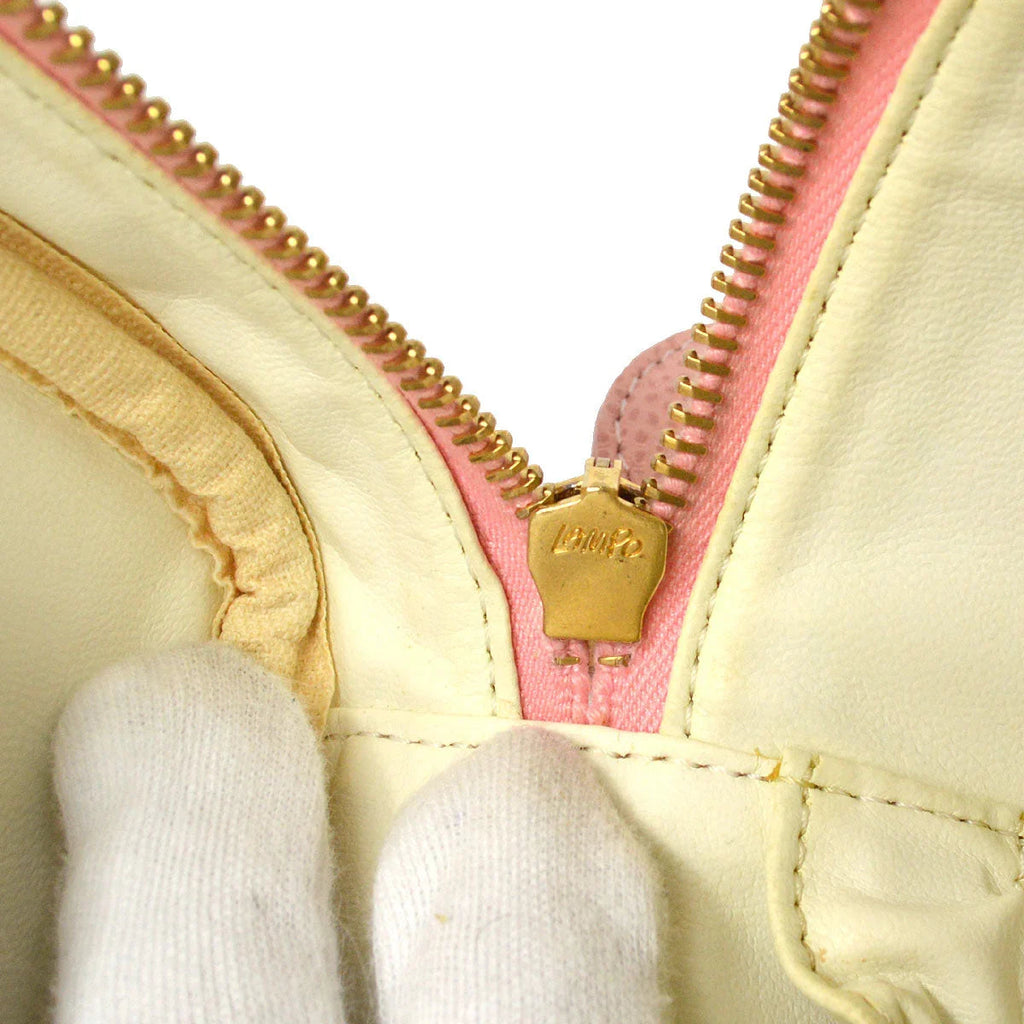 Chanel 2003-2004 Timeless Vanity Handbag Pink Caviar