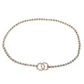 Chanel 1995 Gold & Crystal CC Chain Belt 95P
