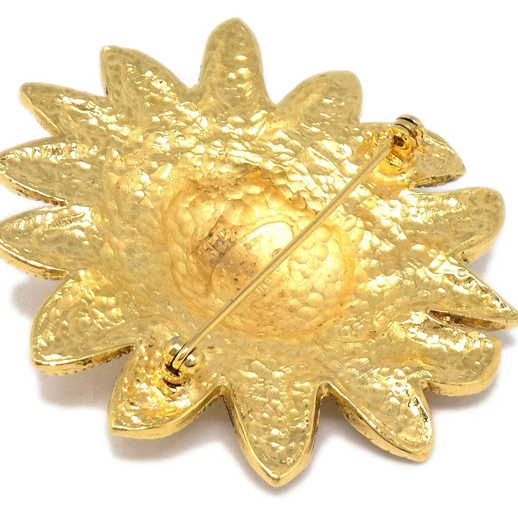 Chanel Lion Pin Corsage Gold