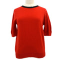 Chanel trimmed neck cashmere T-shirt