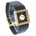 Chanel Mademoiselle Watch Quartz 18KYG Alligator