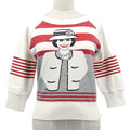 CHANEL 2001 Fall Mademoiselle-print sweatshirt #34