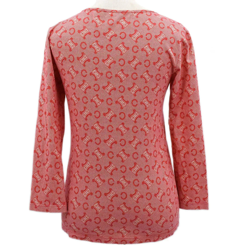 Celine 2000s C Macadam three-quarter sleeved top #L