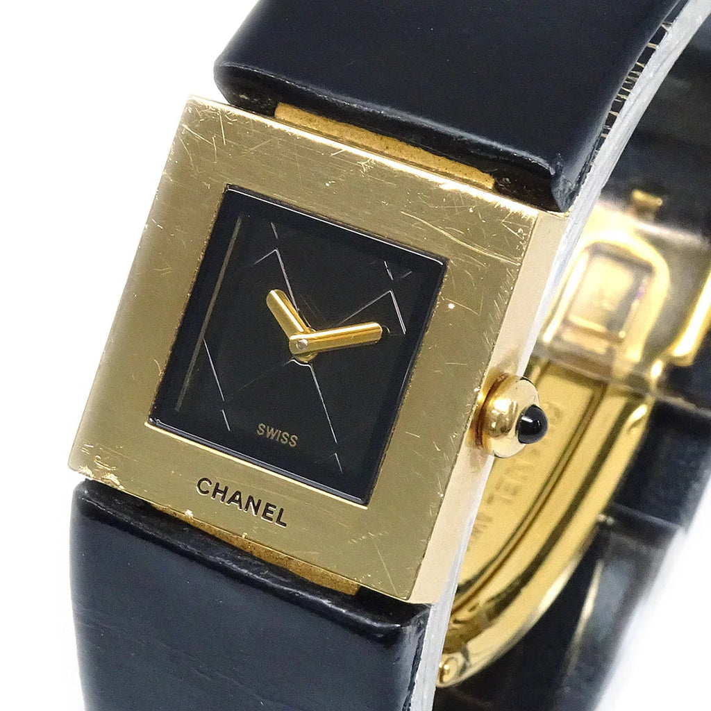 Chanel Matelasse Watch 18KYG