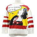 Chanel 2001 Fall Mademoiselle print sweatshirt #42