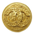 Chanel 1994 Filigree Brooch Pin Gold