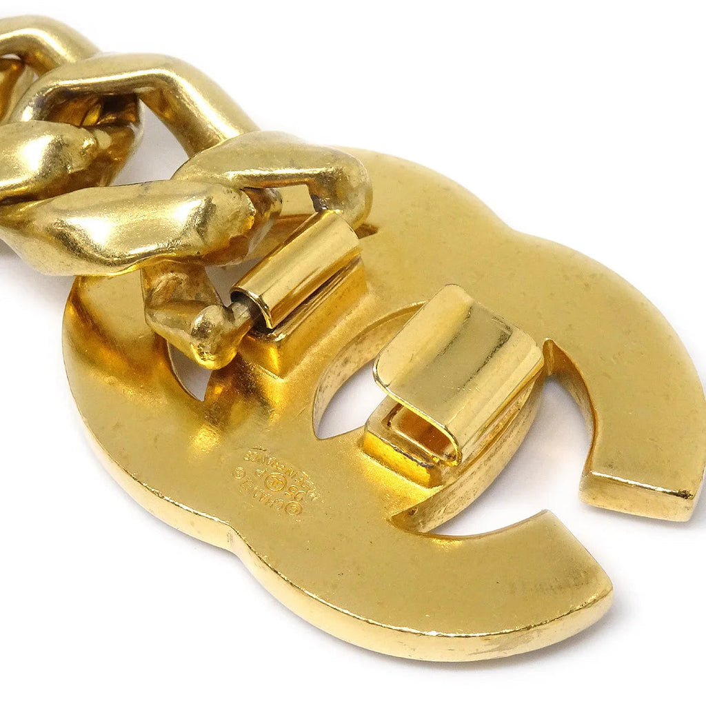 Chanel 1995 Crystal & Gold CC Chain Belt 95P
