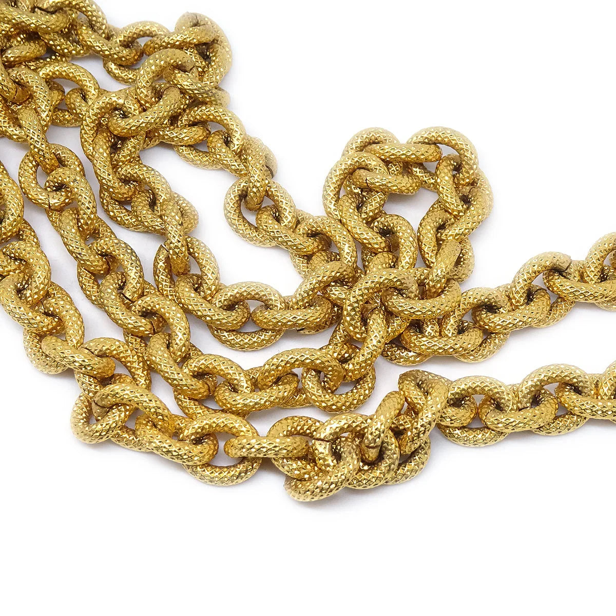 Chanel 1994 Gold Chain Pendant Necklace 6125/3052