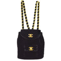 Chanel * 1994-1996 Duma Backpack Small Velvet