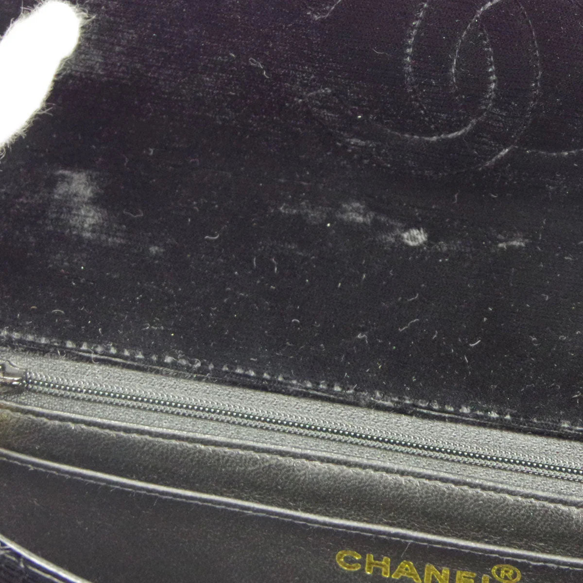 Chanel * 1994 Classic Flap Handbag Set Velvet