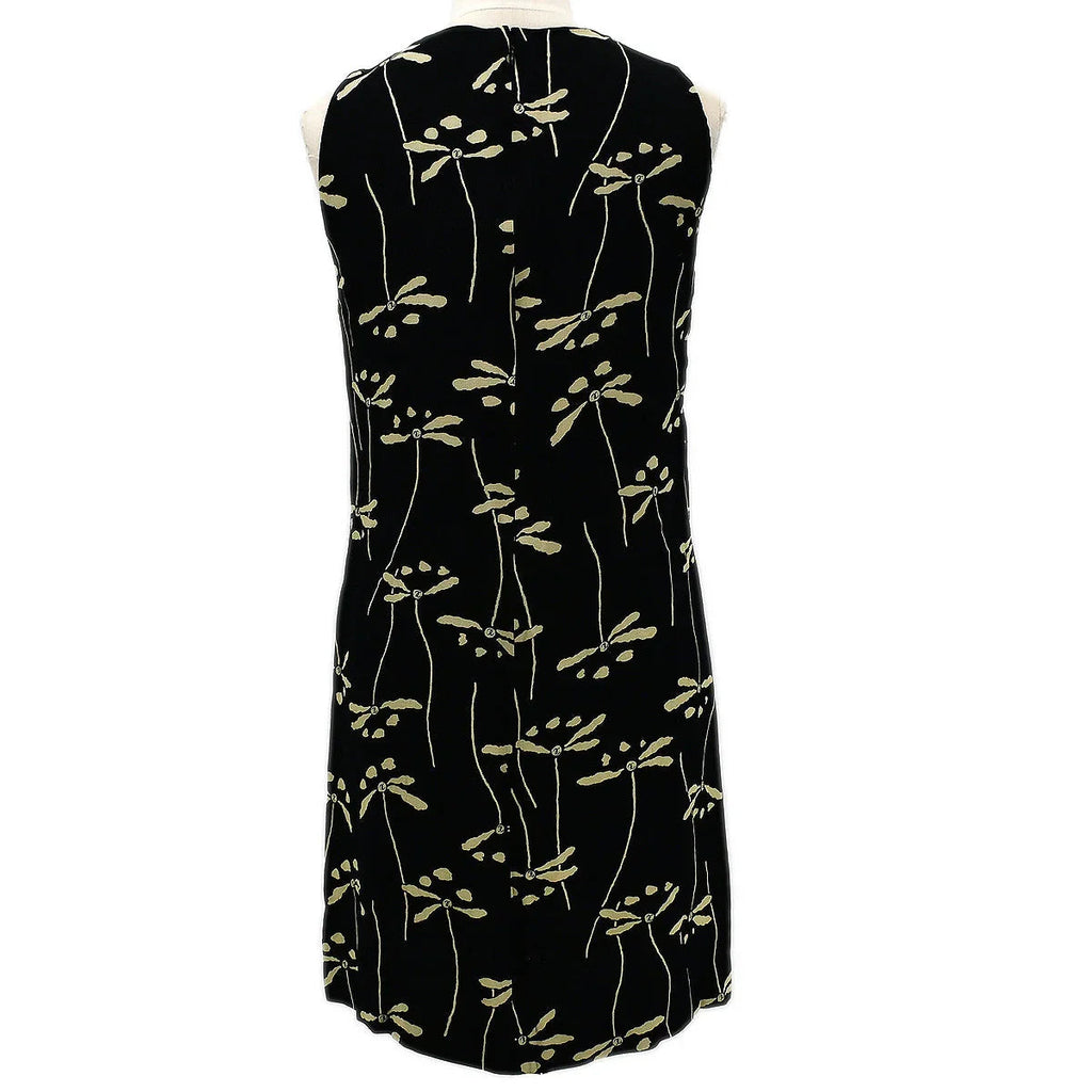 Chanel floral-print shift dress