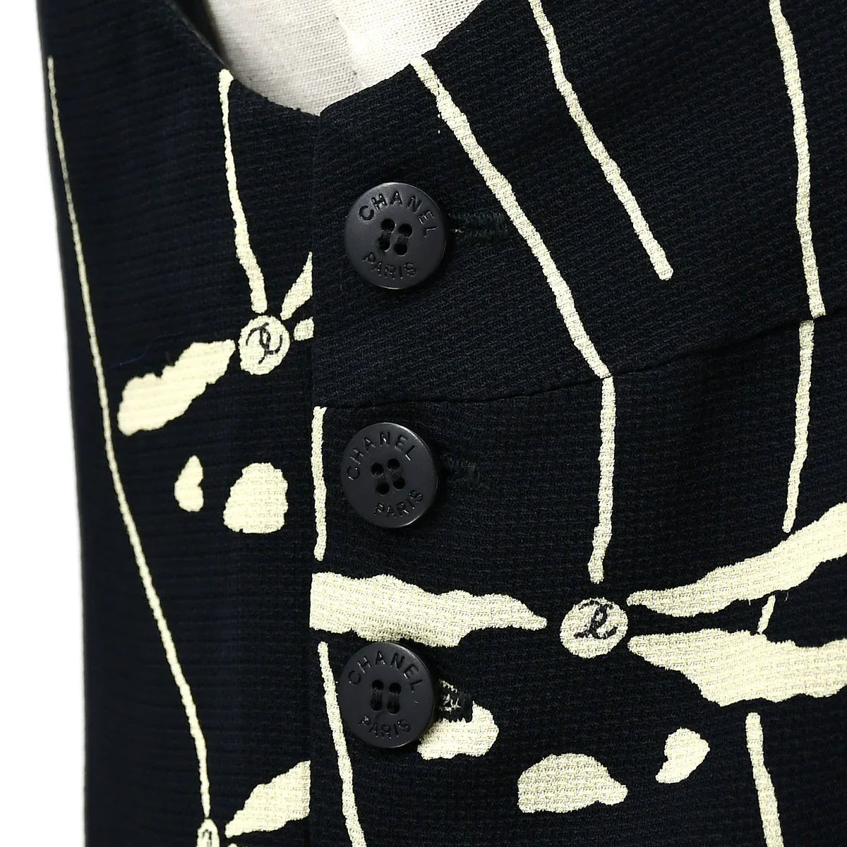 Chanel floral-print shift dress