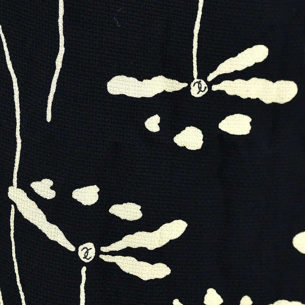 Chanel floral-print shift dress