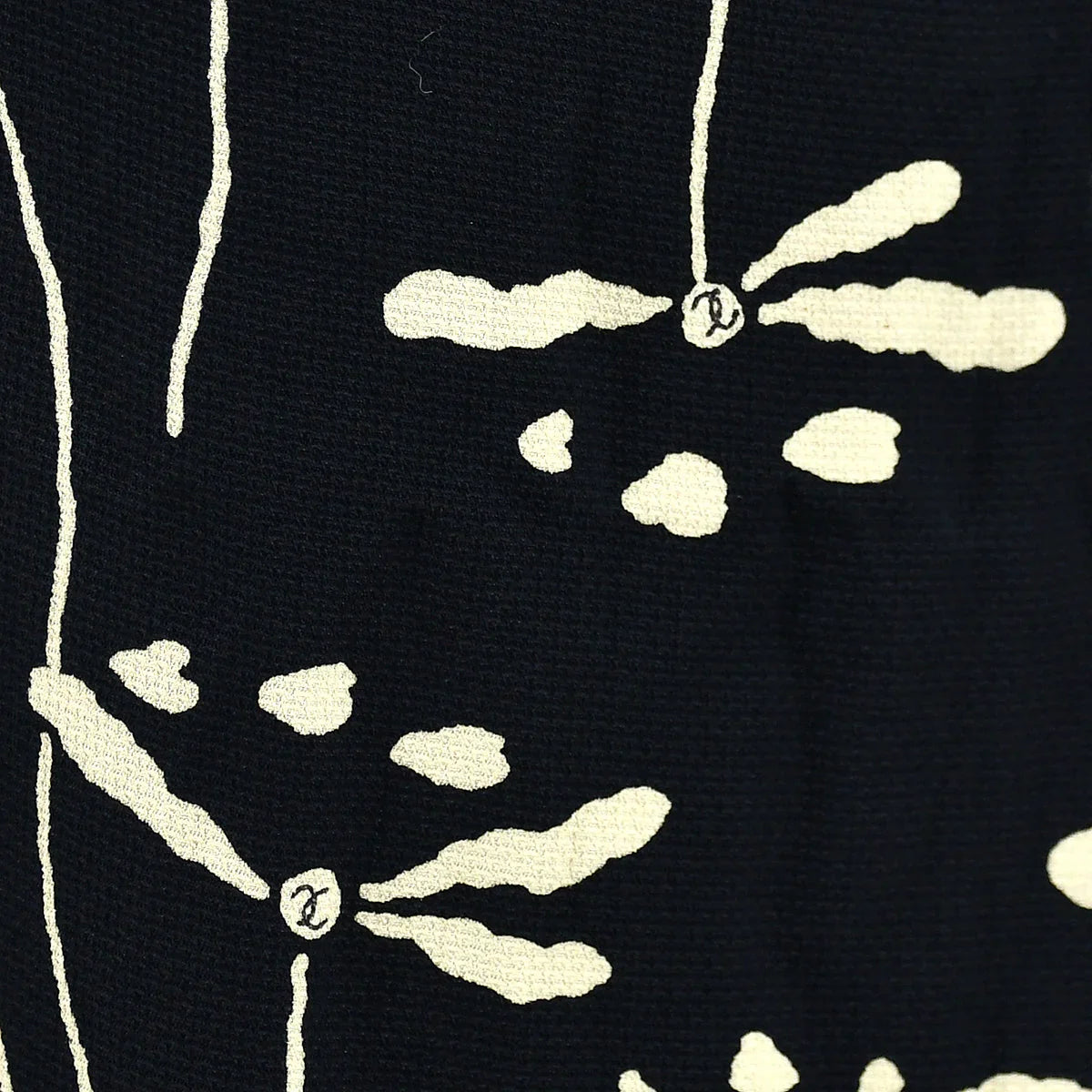 Chanel floral-print shift dress