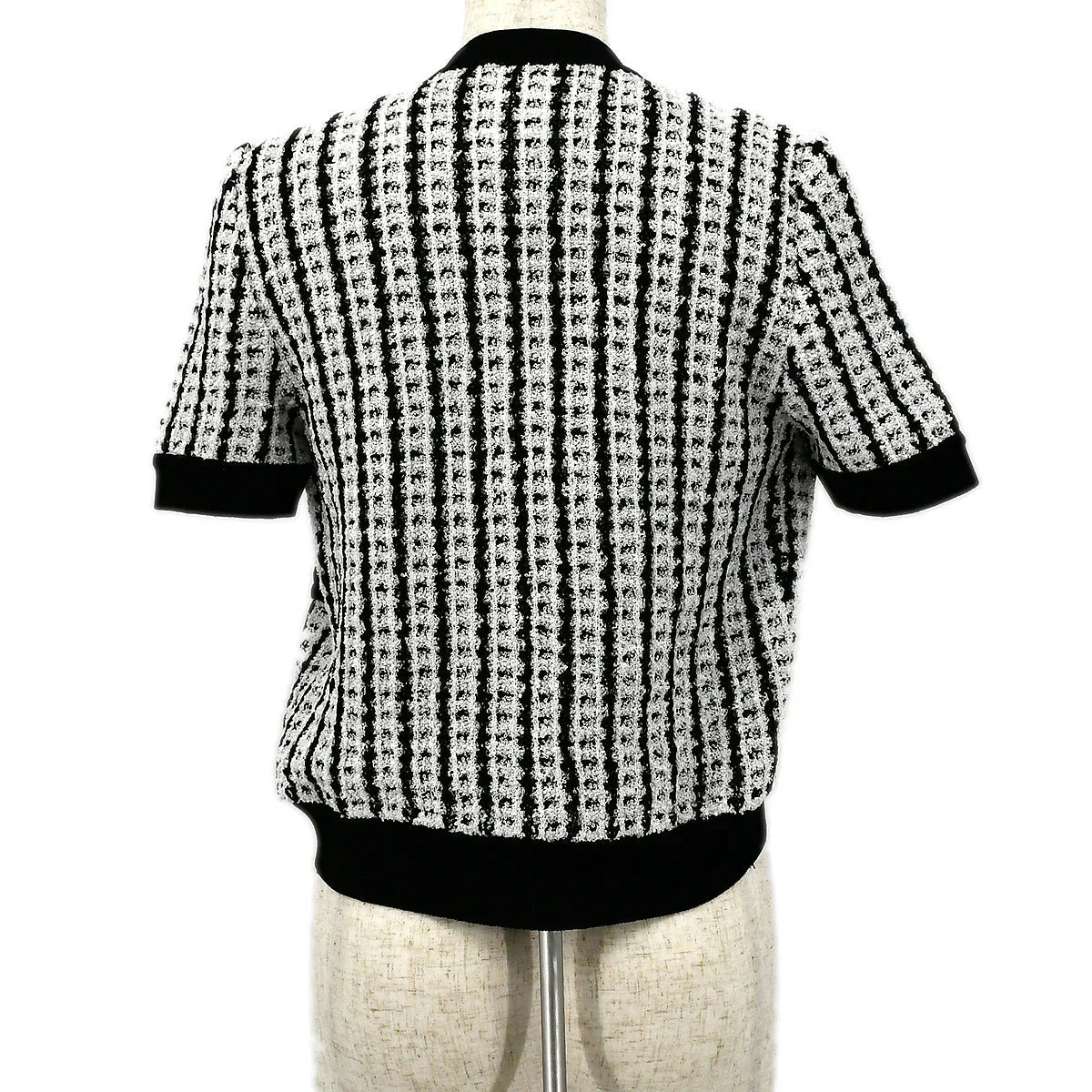 Chanel 1997 Spring tweed knitted top and cardigan #38