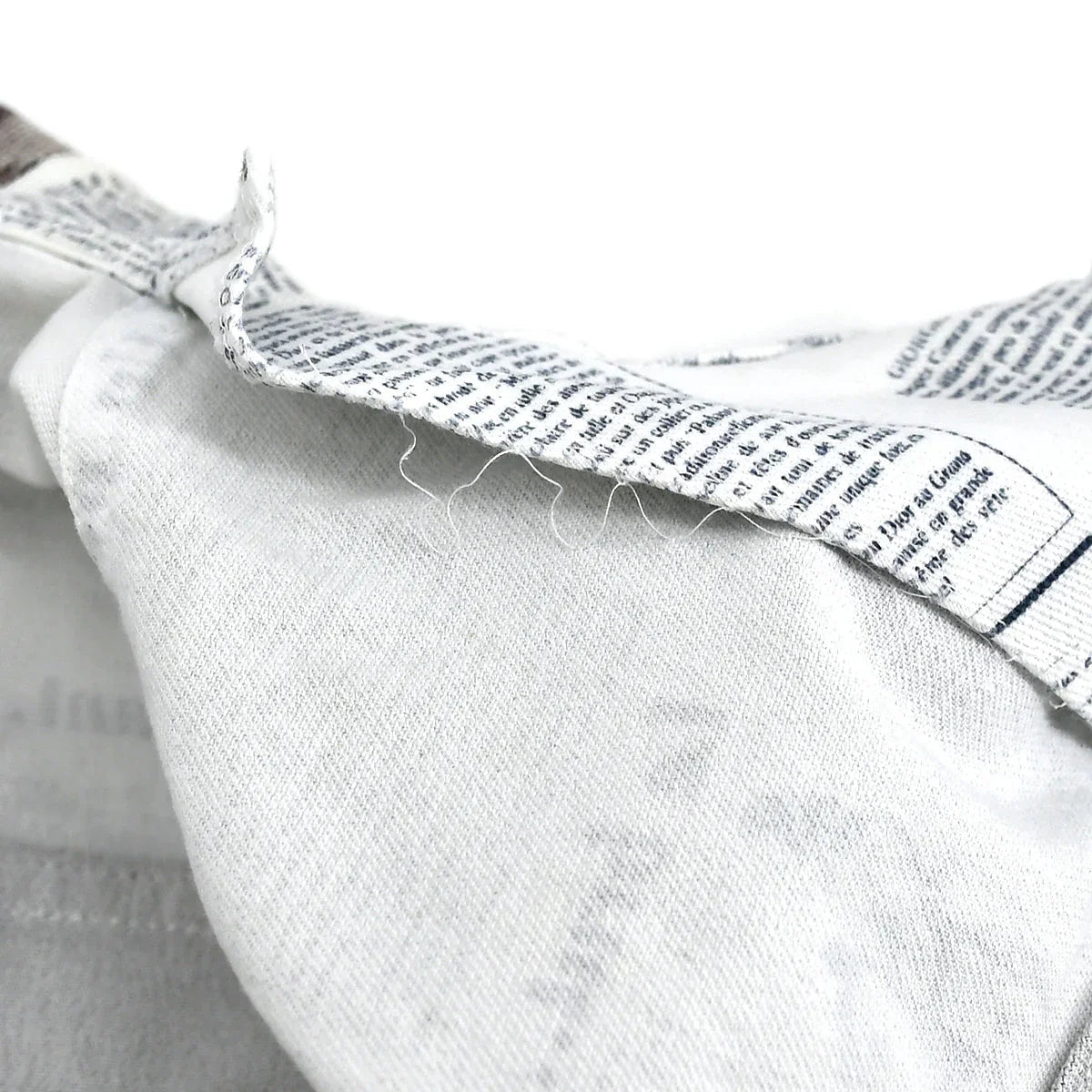 Christian Dior Fall 2000 Newspaper Jacket White