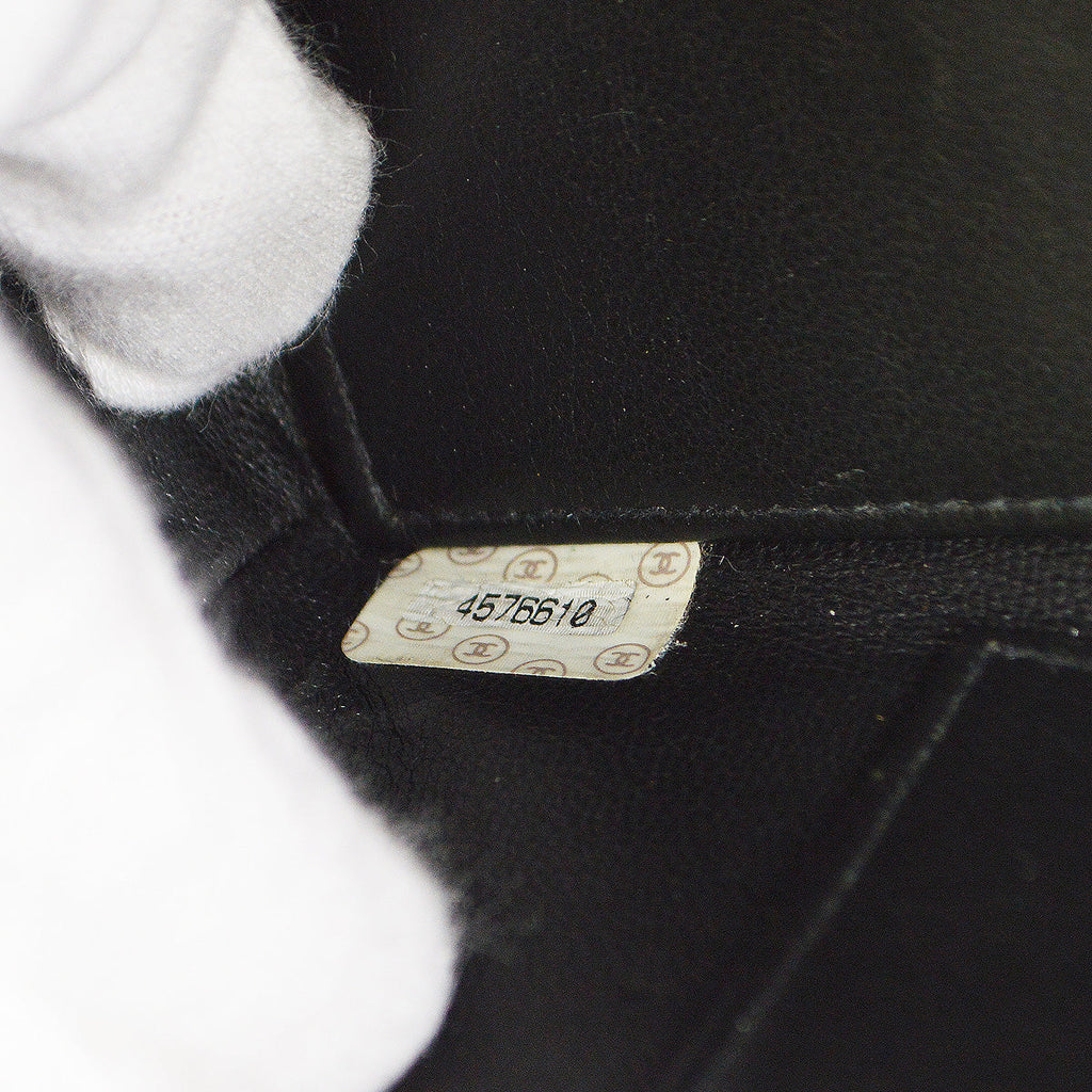 Chanel 1996-1997 Chain Tote Black Caviar