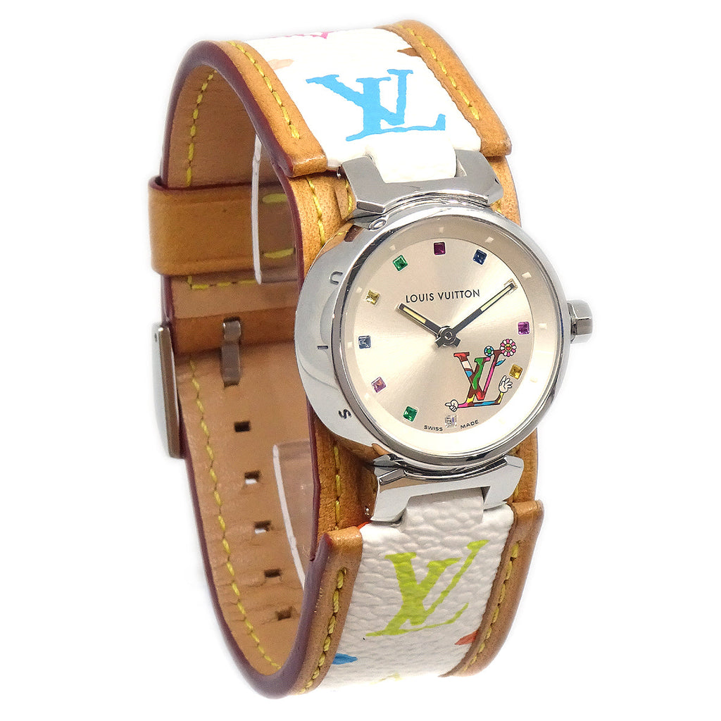 Louis Vuitton × Takashi Murakami Tambour Love Monogram Ref. Q12130