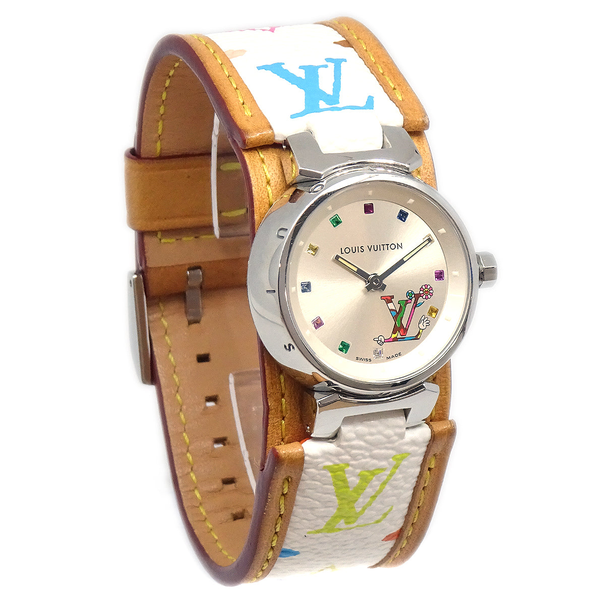 Louis Vuitton × Takashi Murakami Tambour Love Monogram Ref. Q12130
