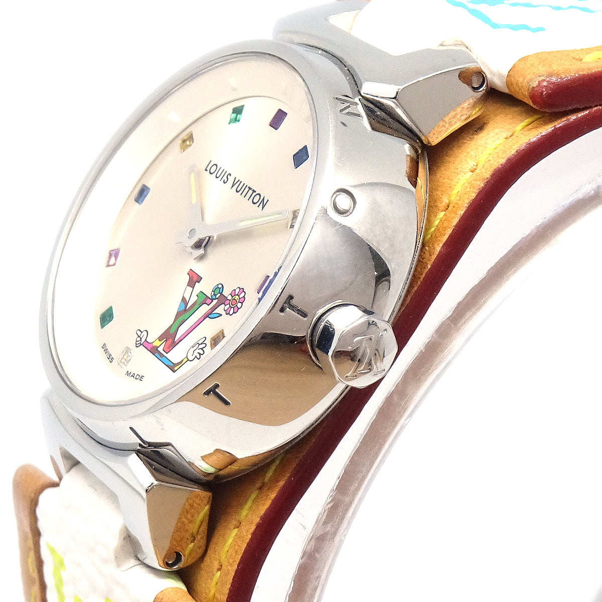 Louis Vuitton × Takashi Murakami Tambour Love Monogram Ref. Q12130