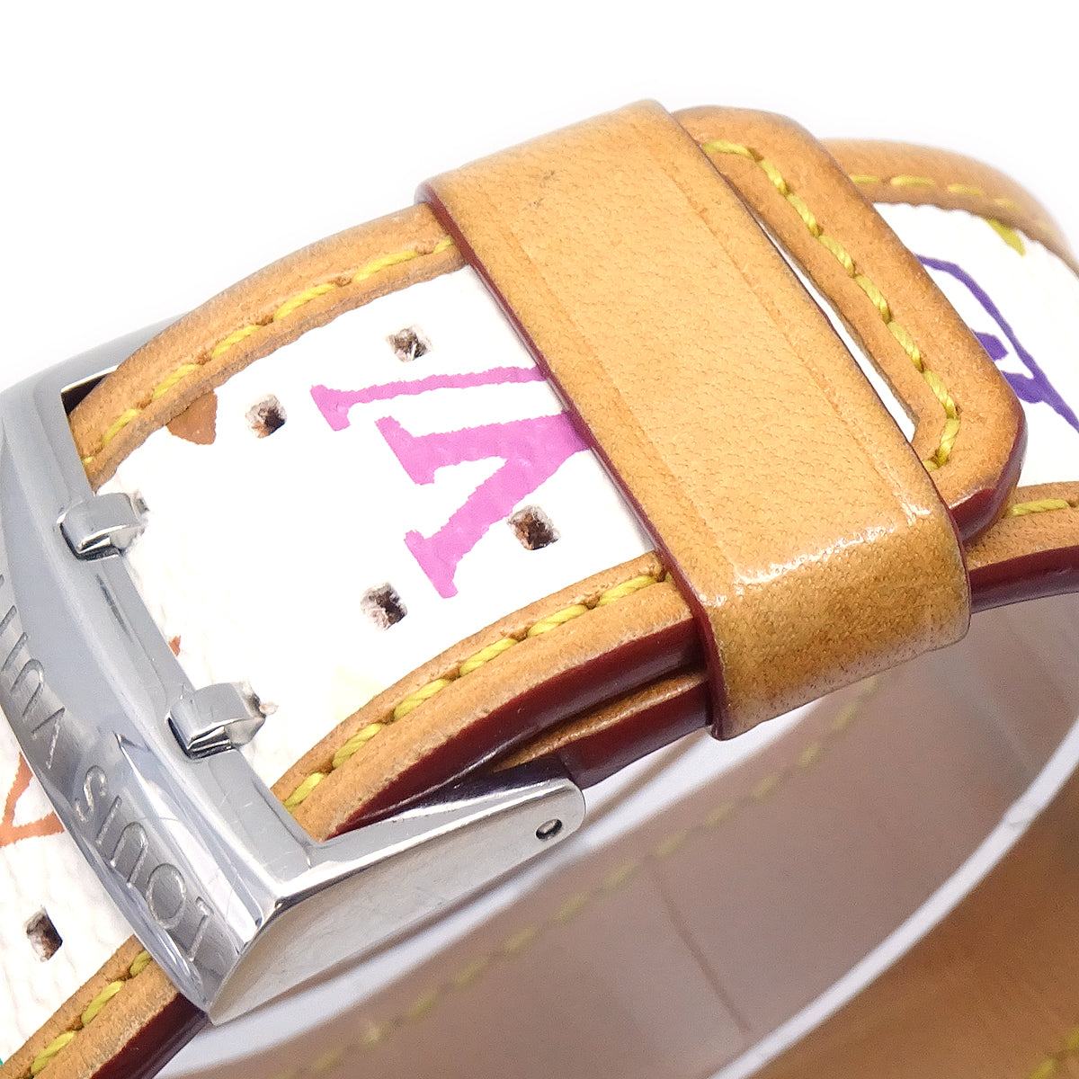Louis Vuitton × Takashi Murakami Tambour Love Monogram Ref. Q12130
