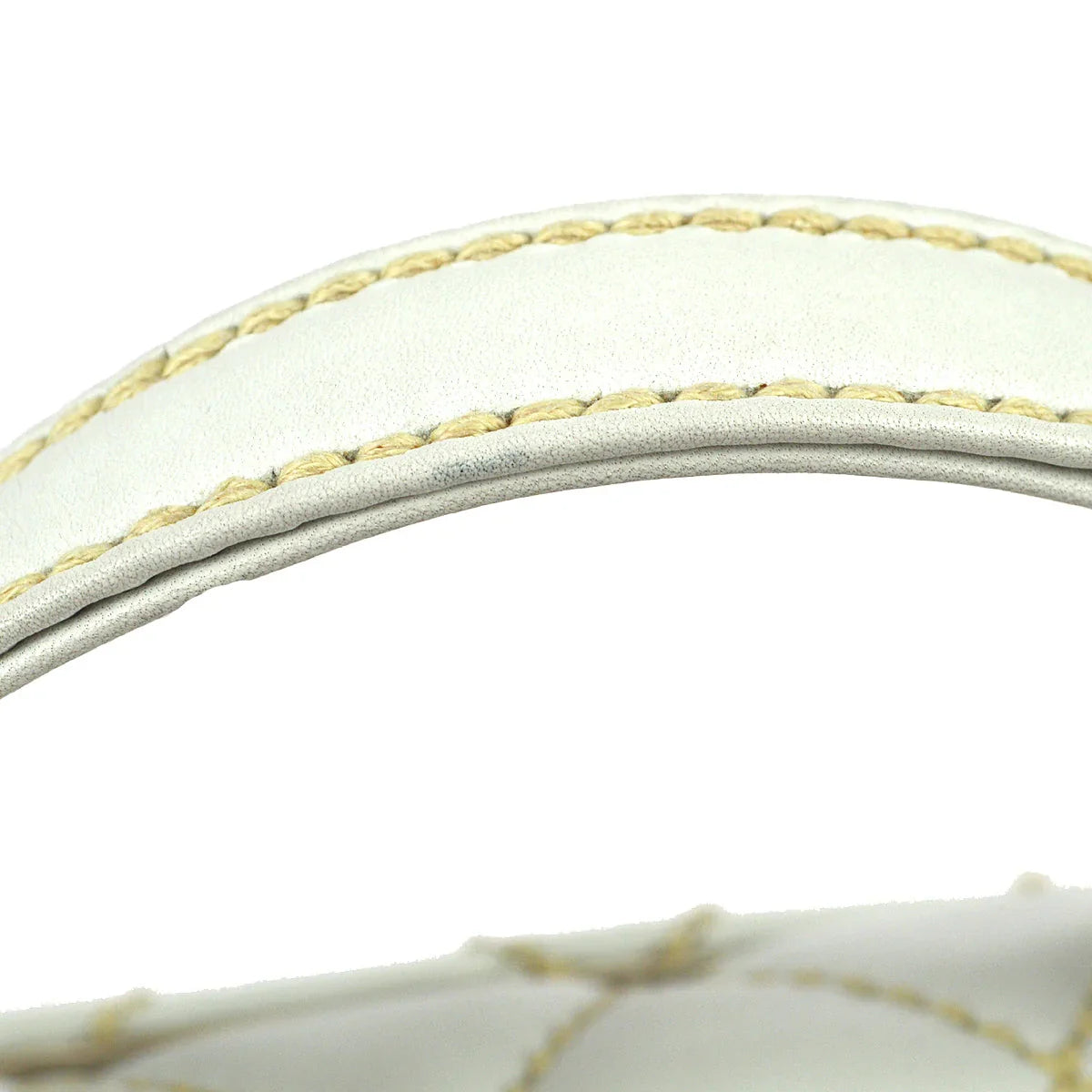 Chanel 2004-2005 * Wild Stitch Handbag White Calfskin