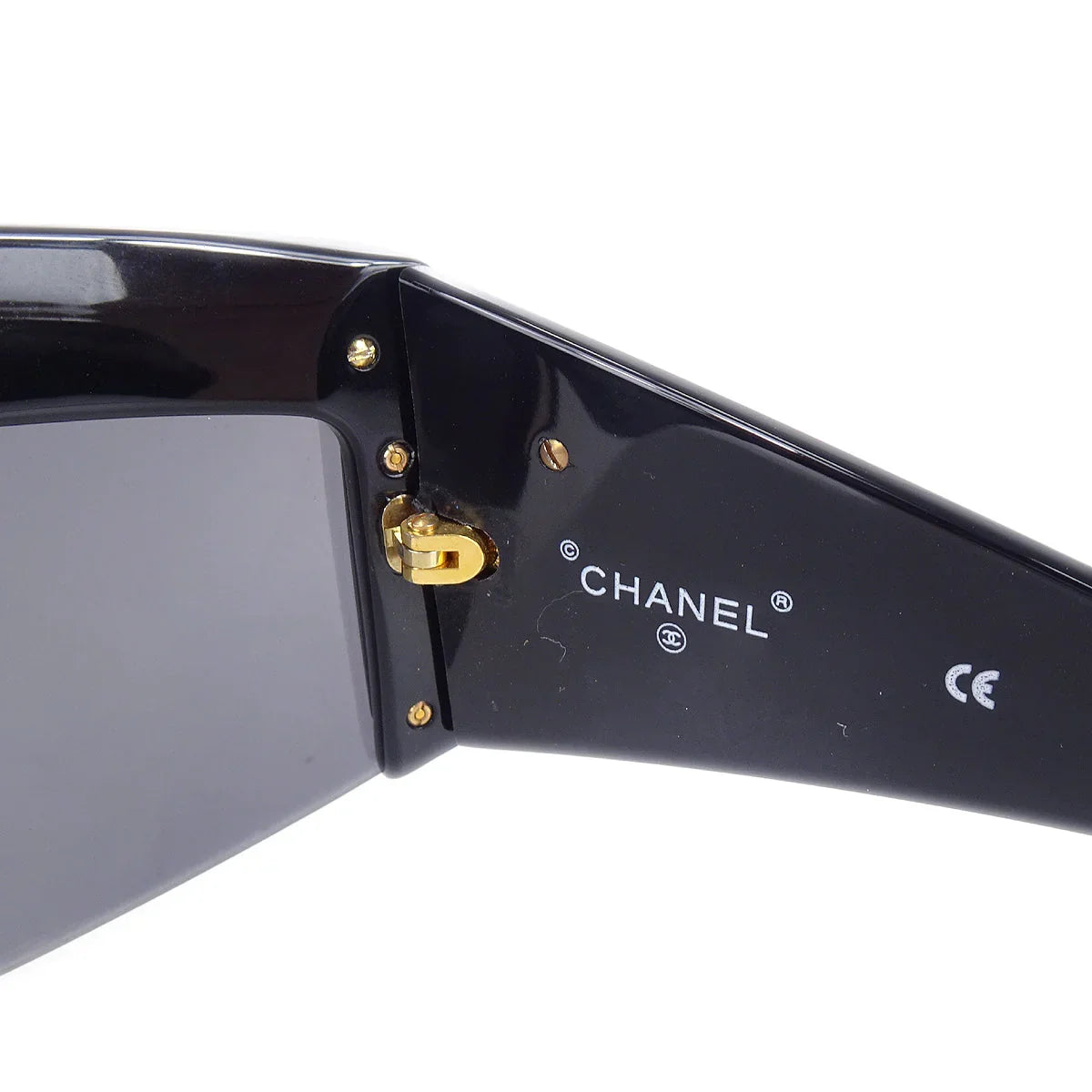 Chanel 1992 Fall Runway Chain Shield Sunglasses
