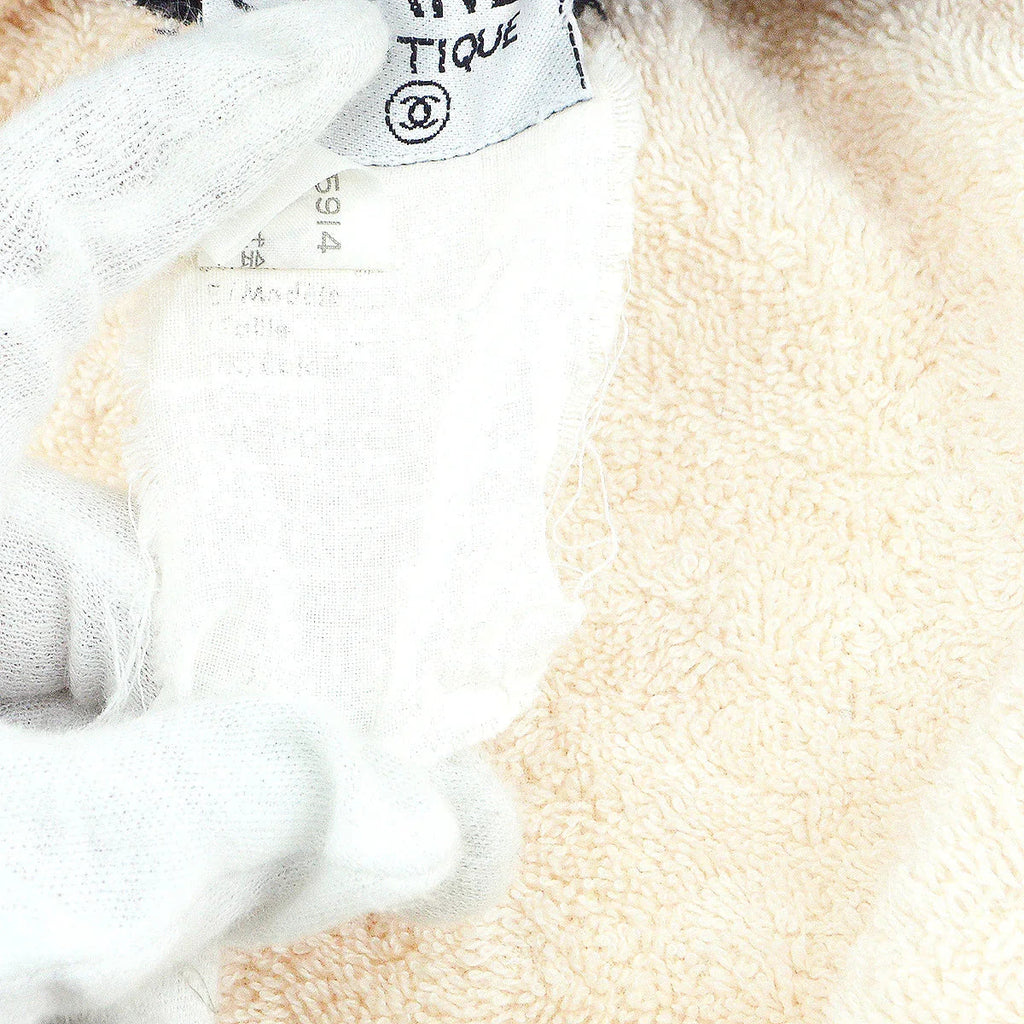 Chanel CC crew-neck fleece sweatshirt
