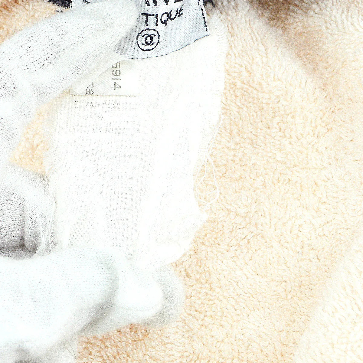 Chanel CC crew-neck fleece sweatshirt