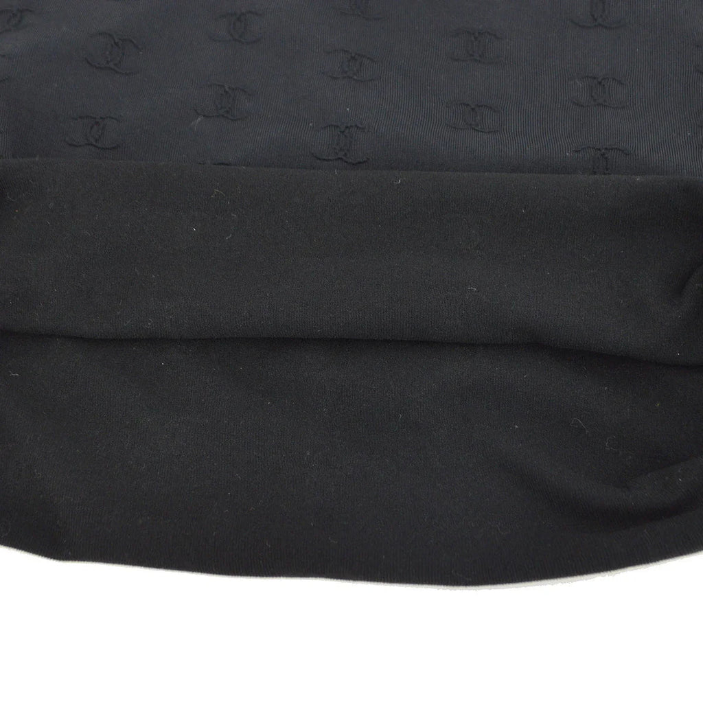 Chanel 1997 Spring CC logo-embroidered cropped T-shirt #42