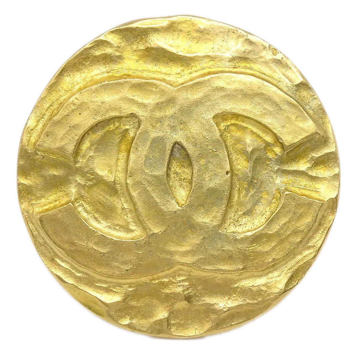 Chanel Medallion Brooch Gold 95P