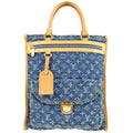 Louis Vuitton 2005 Monogram Denim Flat Shopper M95018