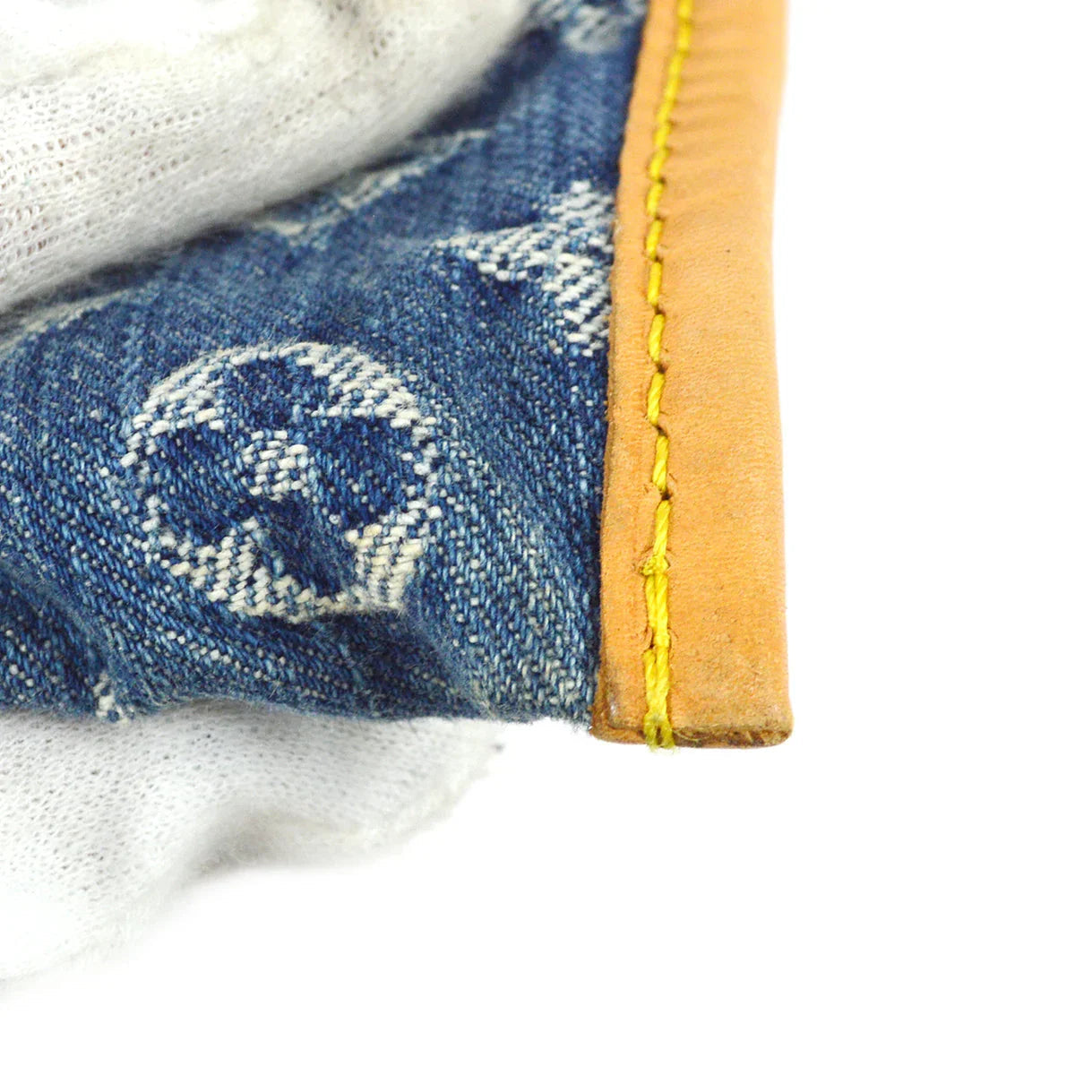 Louis Vuitton 2005 Monogram Denim Flat Shopper M95018