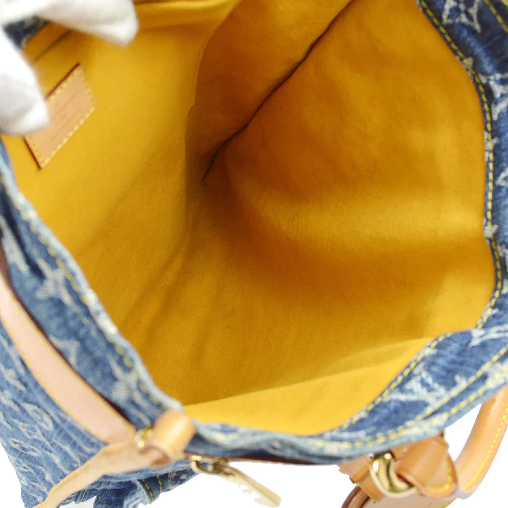 Louis Vuitton 2005 Monogram Denim Flat Shopper M95018