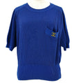 Chanel CC rib-knit top #40