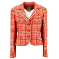 Chanel 1997 spring CC-buttons tweed jacket #38