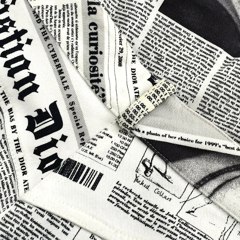 Christian Dior * Fall 2000 John Galliano Newspaper Pants #38