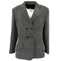 Chanel 1998 Double Breasted Tweed Blazer #38