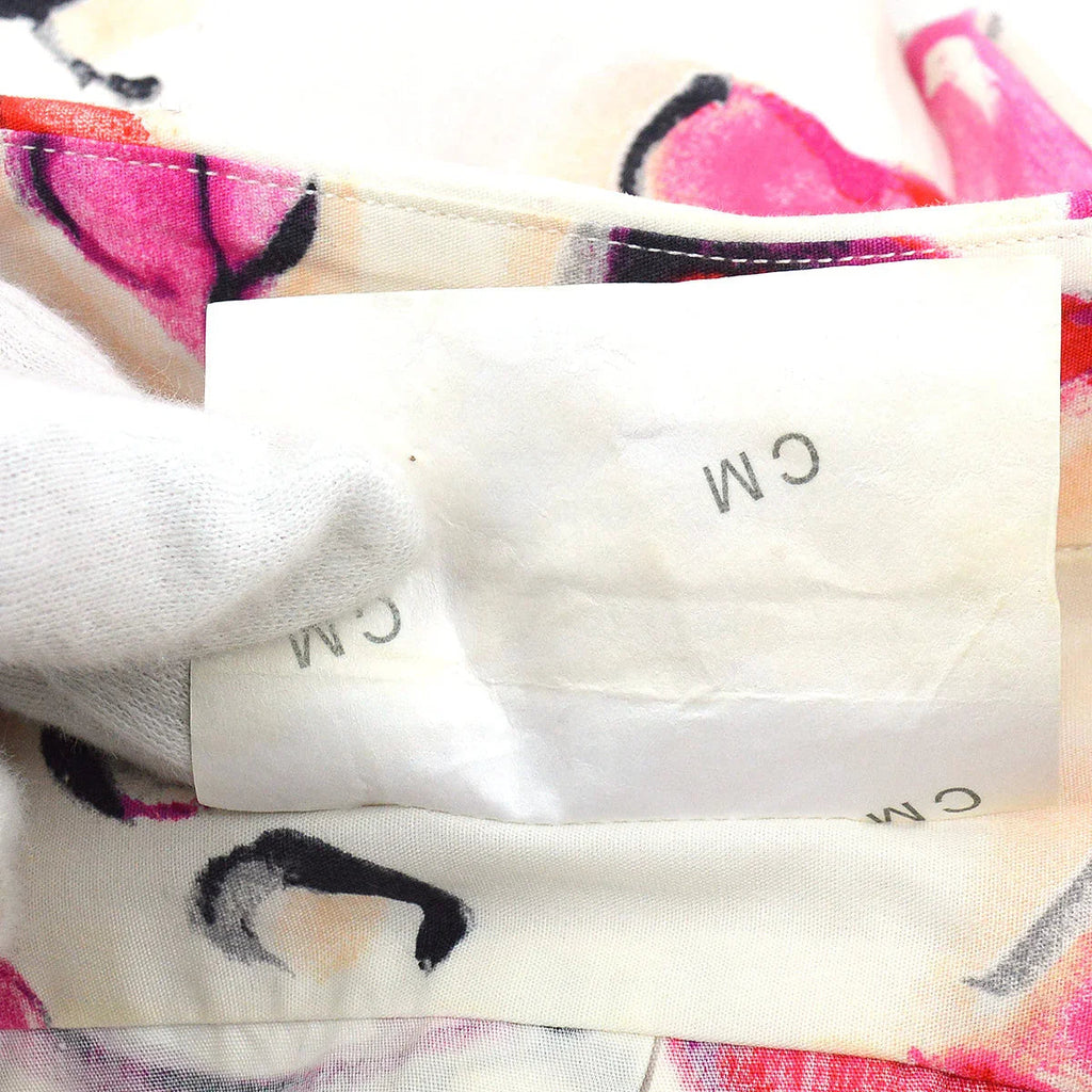 Chanel Lipstick Pattern Cotton Shirt #38