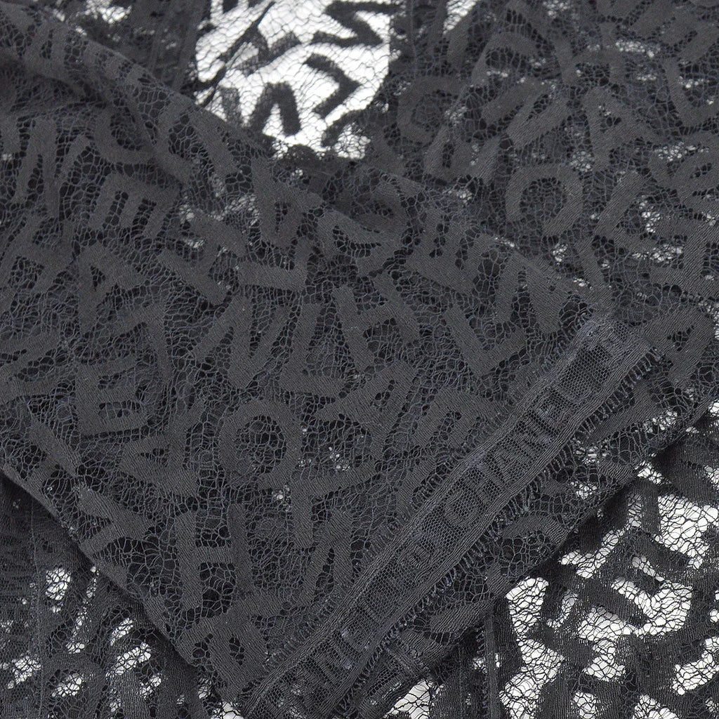 Chanel 1998 Fall Logo Lace Open Cardigan #40