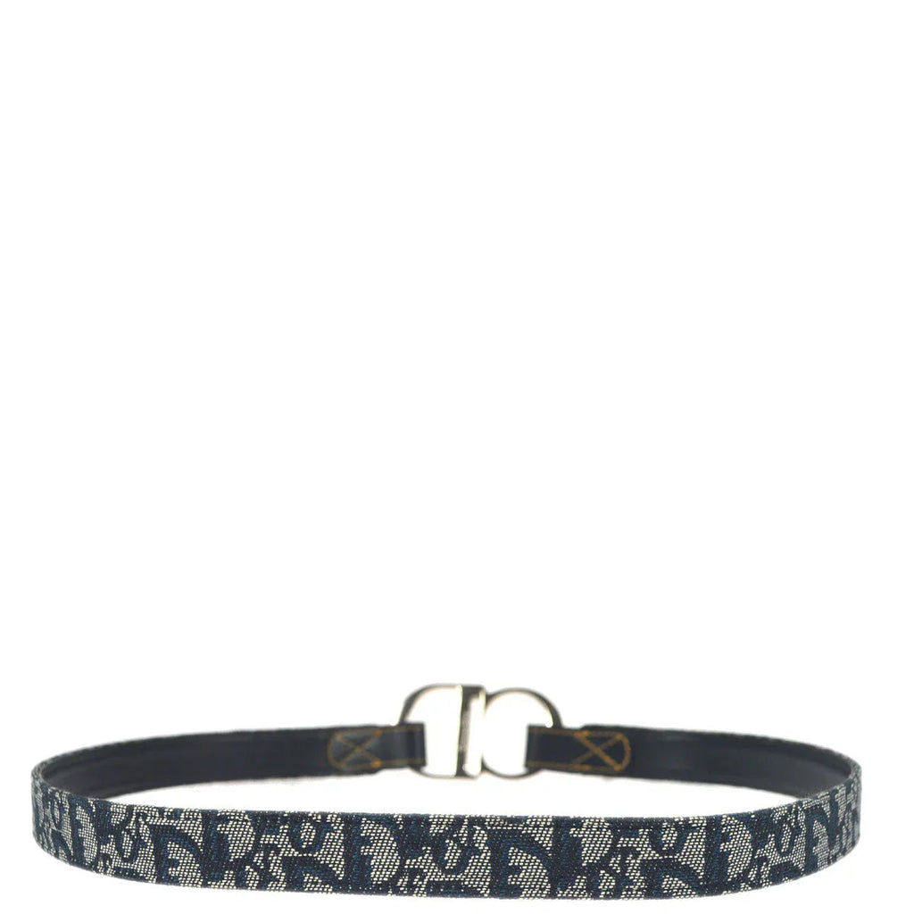 Christian Dior 2004 Navy Trotter Belt #85