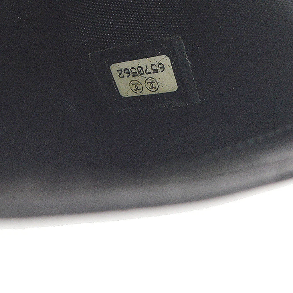 Chanel 2001-2003 Black New Travel Line Bifold Wallet Purse