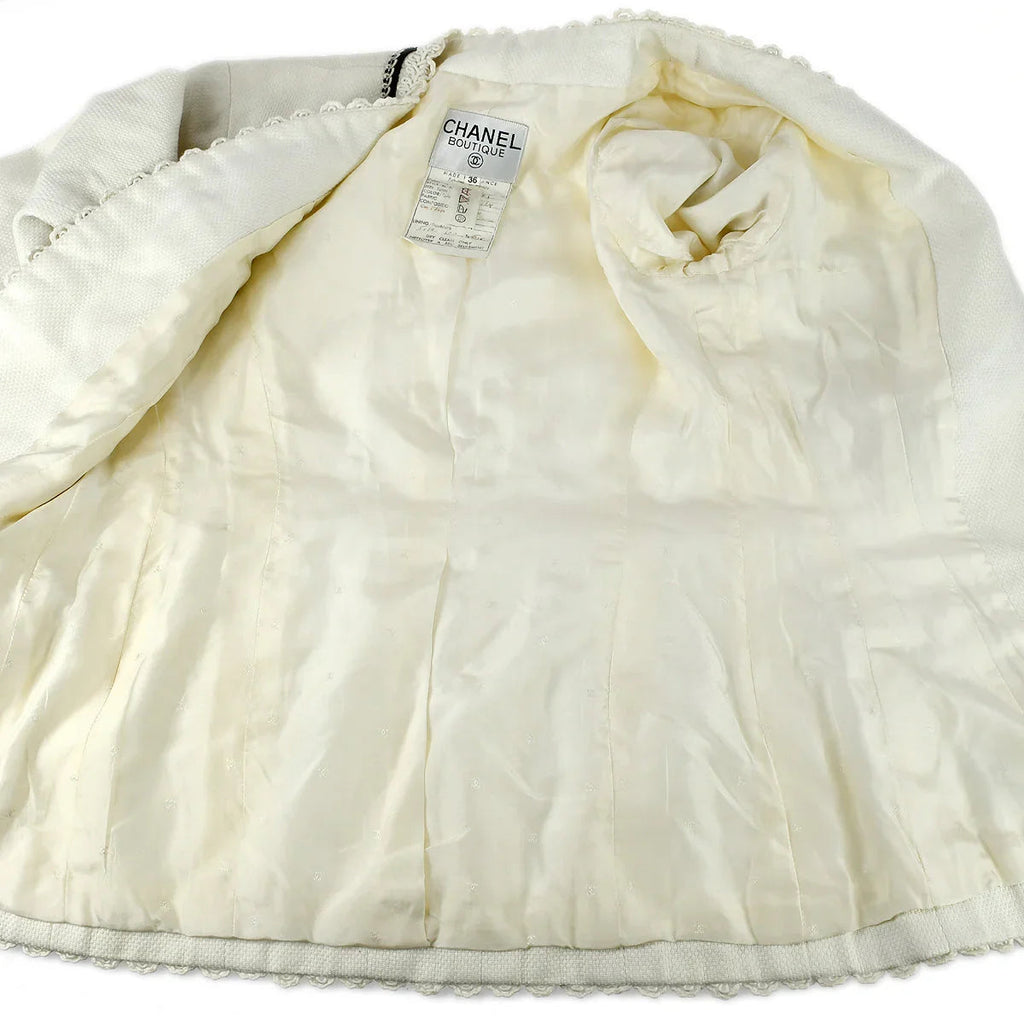 Chanel Lace Trim Jacket #36