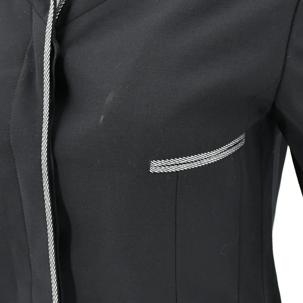 Chanel Jacket Black 96P #38
