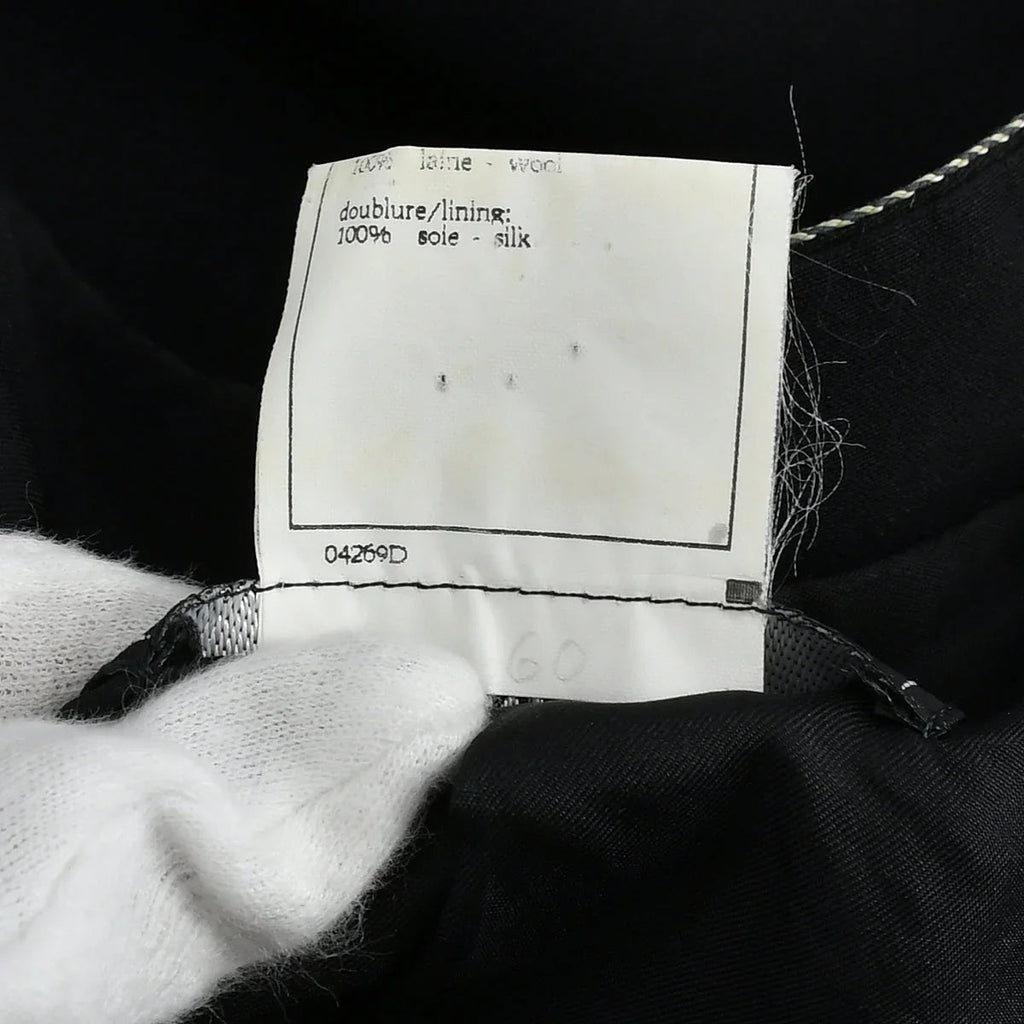 Chanel Jacket Black 96P #38