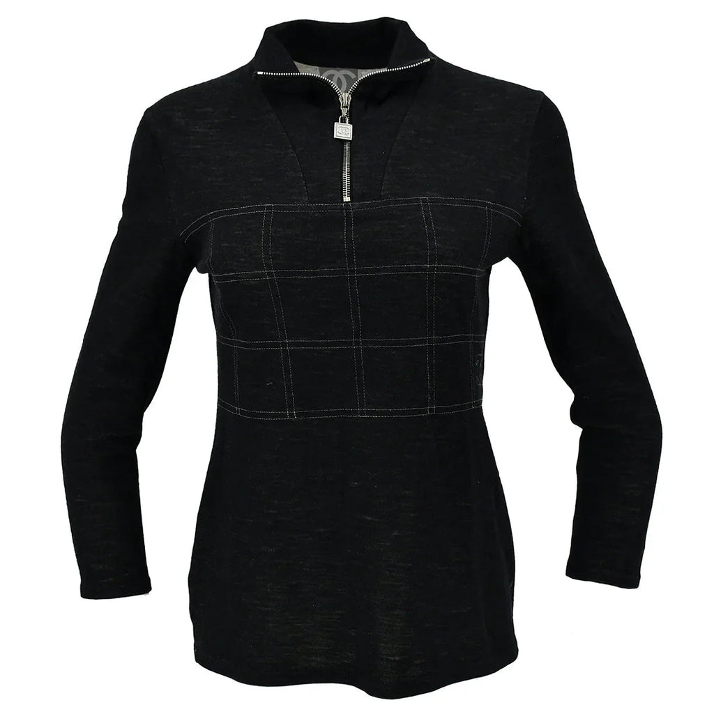 Chanel Sport Line Long Sleeve Top Gray 03A #38