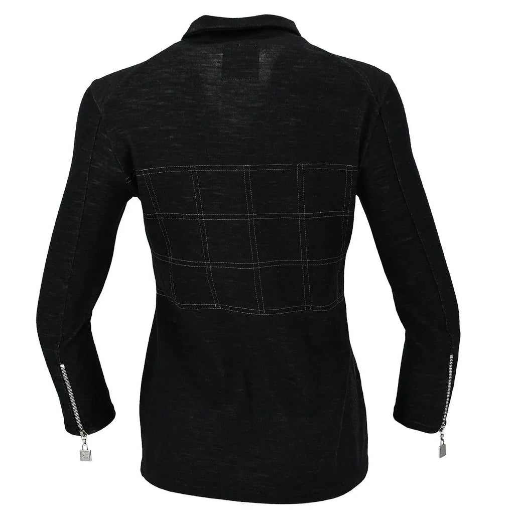 Chanel Sport Line Long Sleeve Top Gray 03A #38