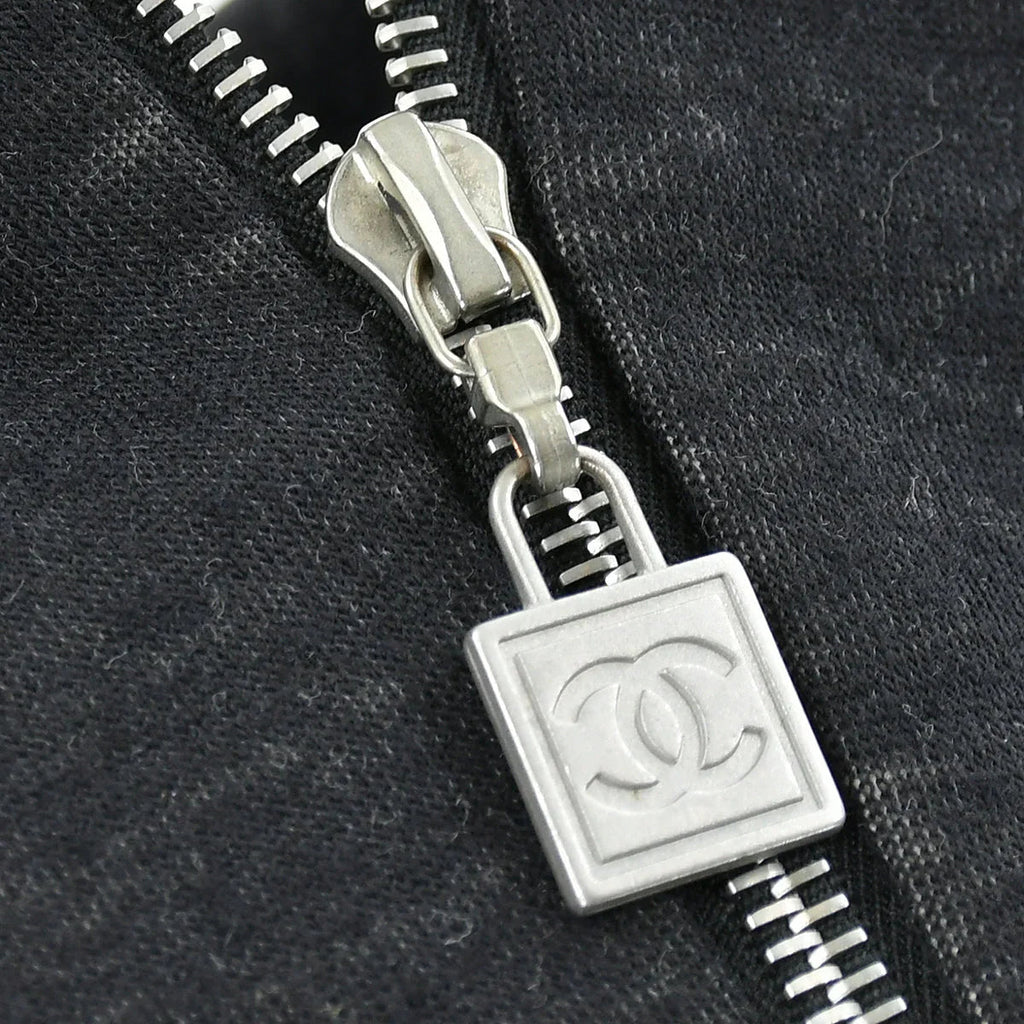 Chanel Sport Line Long Sleeve Top Gray 03A #38