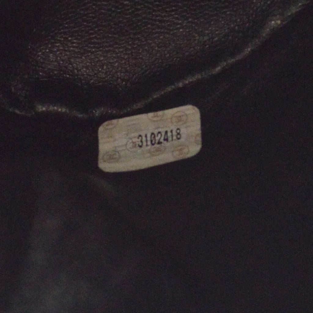 Chanel 1994-1996 Black Velvet Duma Backpack Small