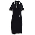 Chanel 2004 Fall CC Logo Cashmere Polo Dress #40
